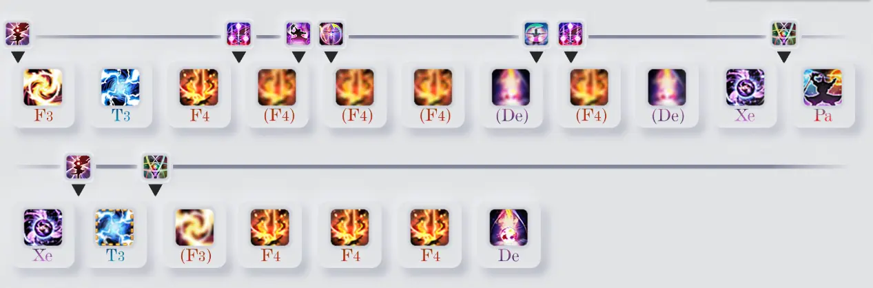 黑魔法师普通火起手技能序列