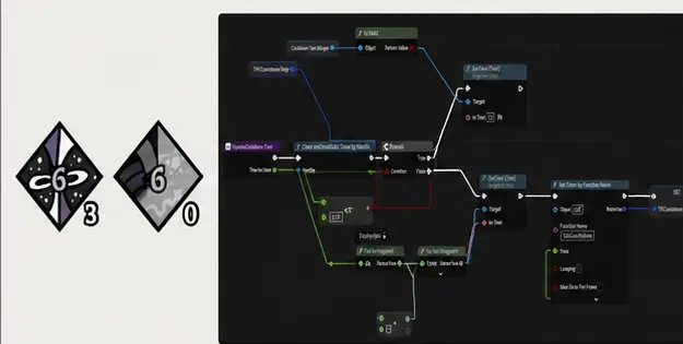 UMG 技能层数图标和 Blueprint 更新逻辑