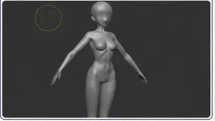 Kurage ZBrush 基础人体