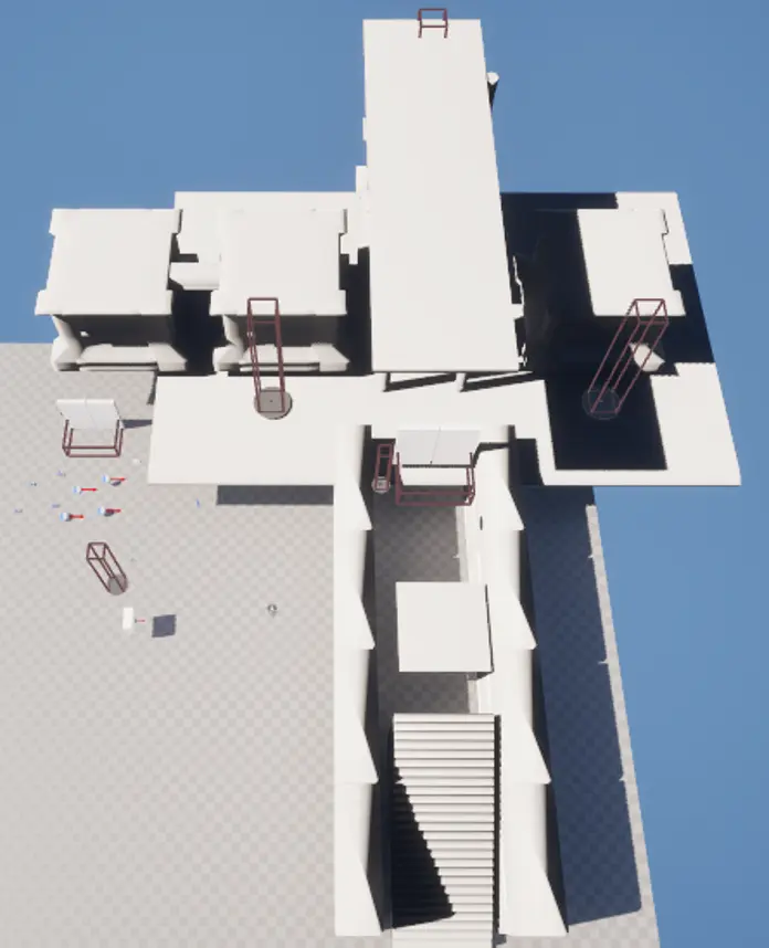 Merge and Split 早期三维 Blockout