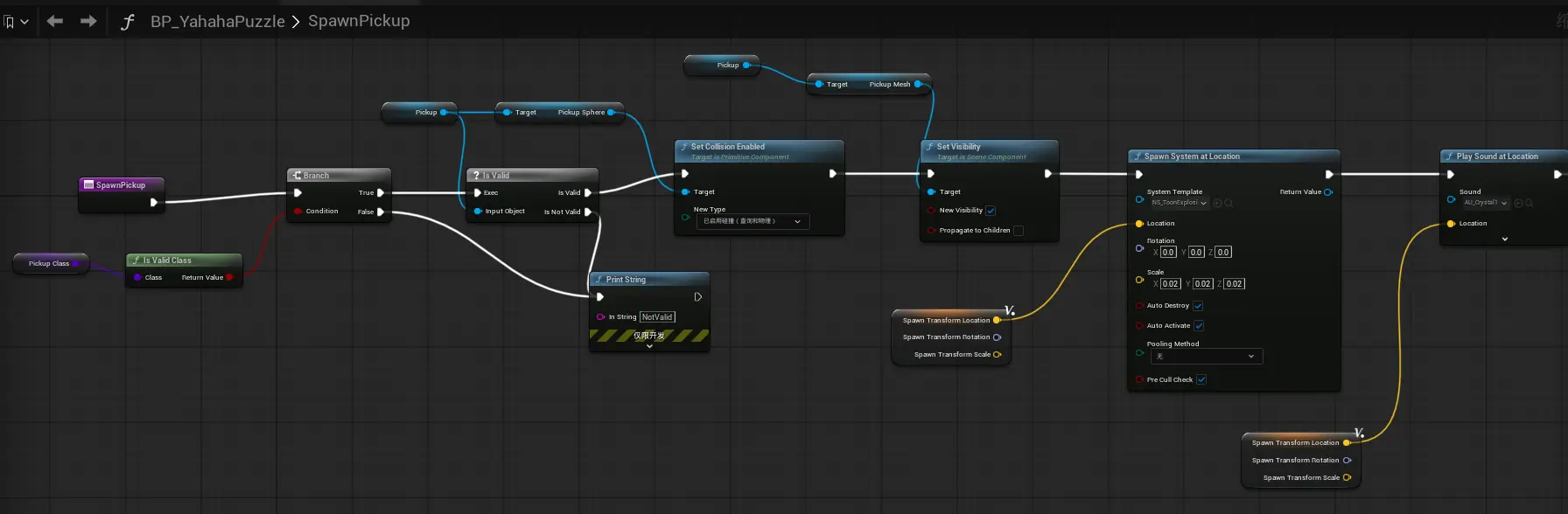 SpawnPickup Blueprint